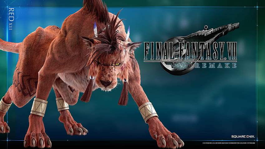 Final Fantasy VII RemakeのRed XIIIは、新しいもので雄大に見えます 高画質の壁紙