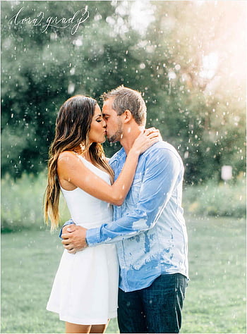 Romantic couple kissing in rain HD wallpapers | Pxfuel