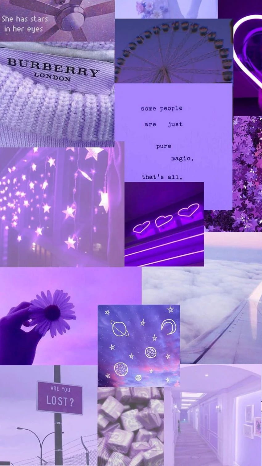 Light Purple Aesthetic Collage, Pastel Aesthetic Collage HD phone wallpaper  | Pxfuel