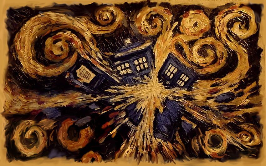 Doctor Who Tardis Van Gogh Becuo [] for your , Mobile & Tablet. Explore Tardis Van Gogh . Doctor Who Tardis , Exploding Tardis HD wallpaper