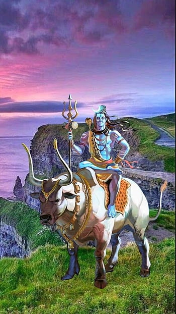 Nandi The Divine Bull and Steadfast Companion of Lord Shiva AI generated  24059382 Stock Photo at Vecteezy