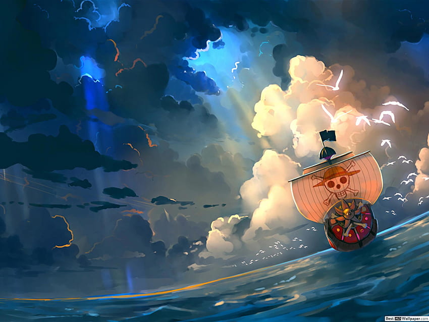 One Piece - Thousand Sunny, One Piece Landscape HD wallpaper