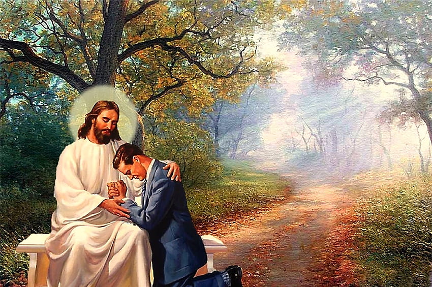 Komm und bete, bete, Paradies, Gott, Jesus HD-Hintergrundbild
