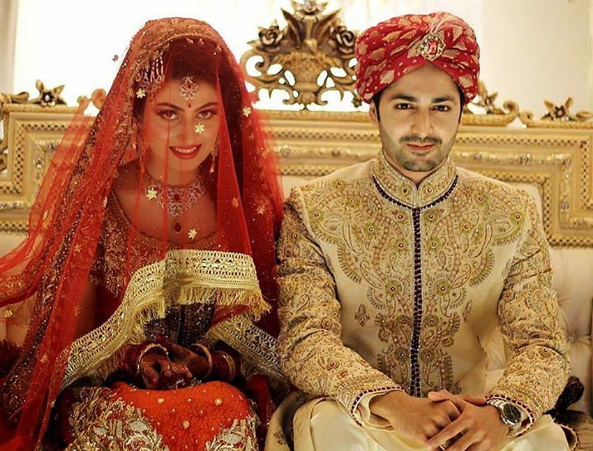 : Ayeza Khan Aiza & Danish Taimoor Wedding HD wallpaper