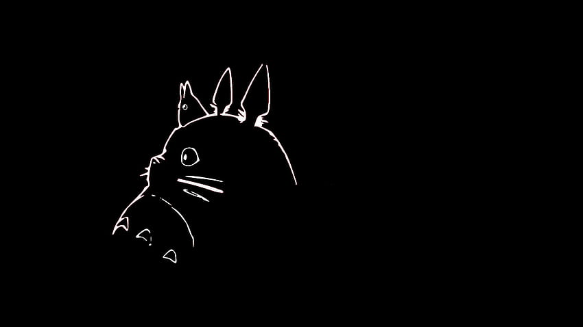 Моят съсед Тоторо. Сайт за аниме, Black Totoro HD тапет