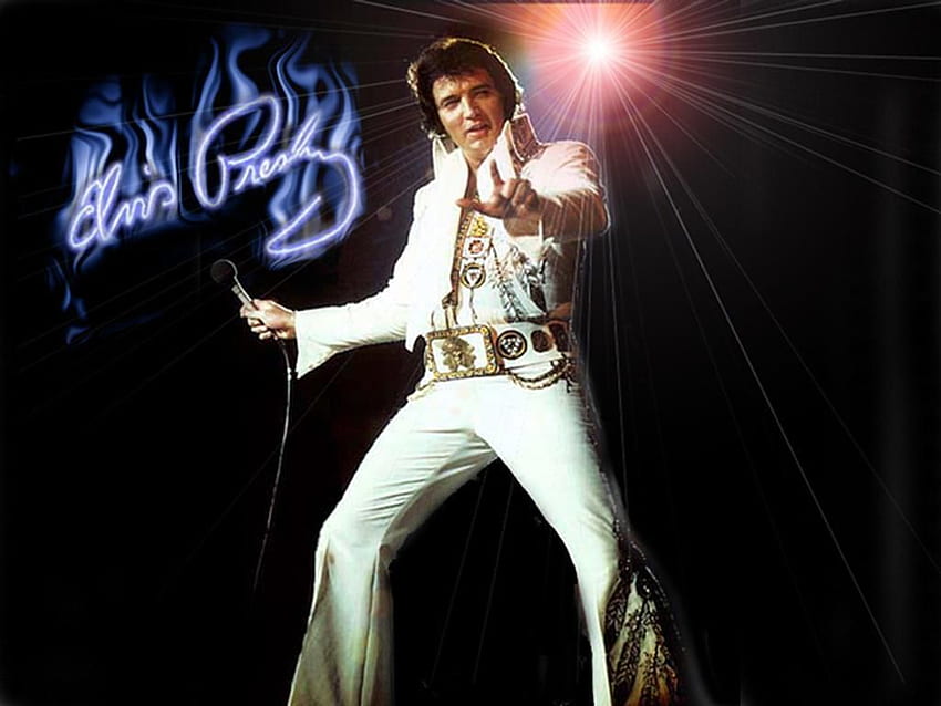 Cooler Elvis Presley-Hintergrund HD-Hintergrundbild