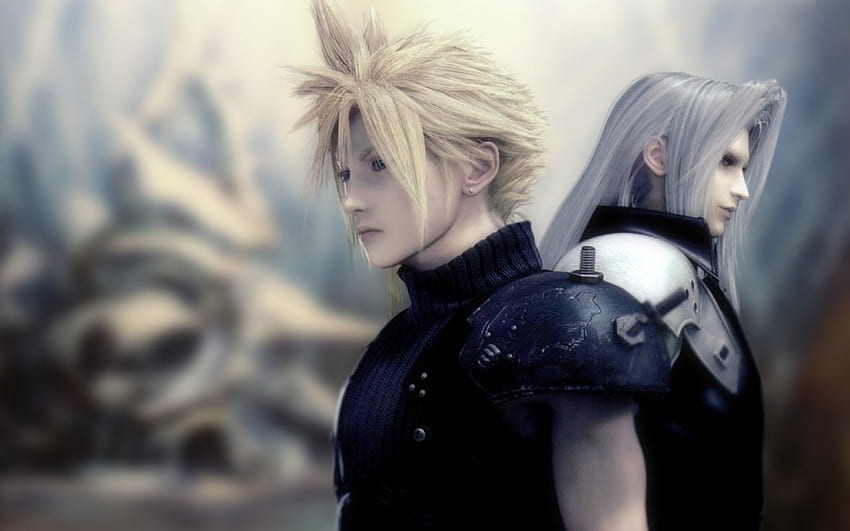 New Final Fantasy 7 Advent Children Watch Features Sephiroth and Cloud's Wolf HD wallpaper