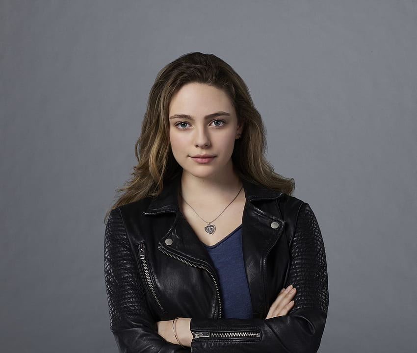 Danielle Rose Russell, leather jacket, 2021 HD wallpaper
