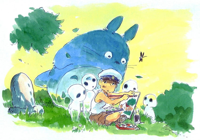 Watercolor Studio Ghibli - Studio Ghibli Movies HD wallpaper