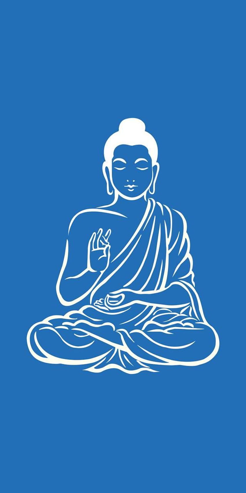 Gautama Buddha, Buddha al neon Sfondo del telefono HD