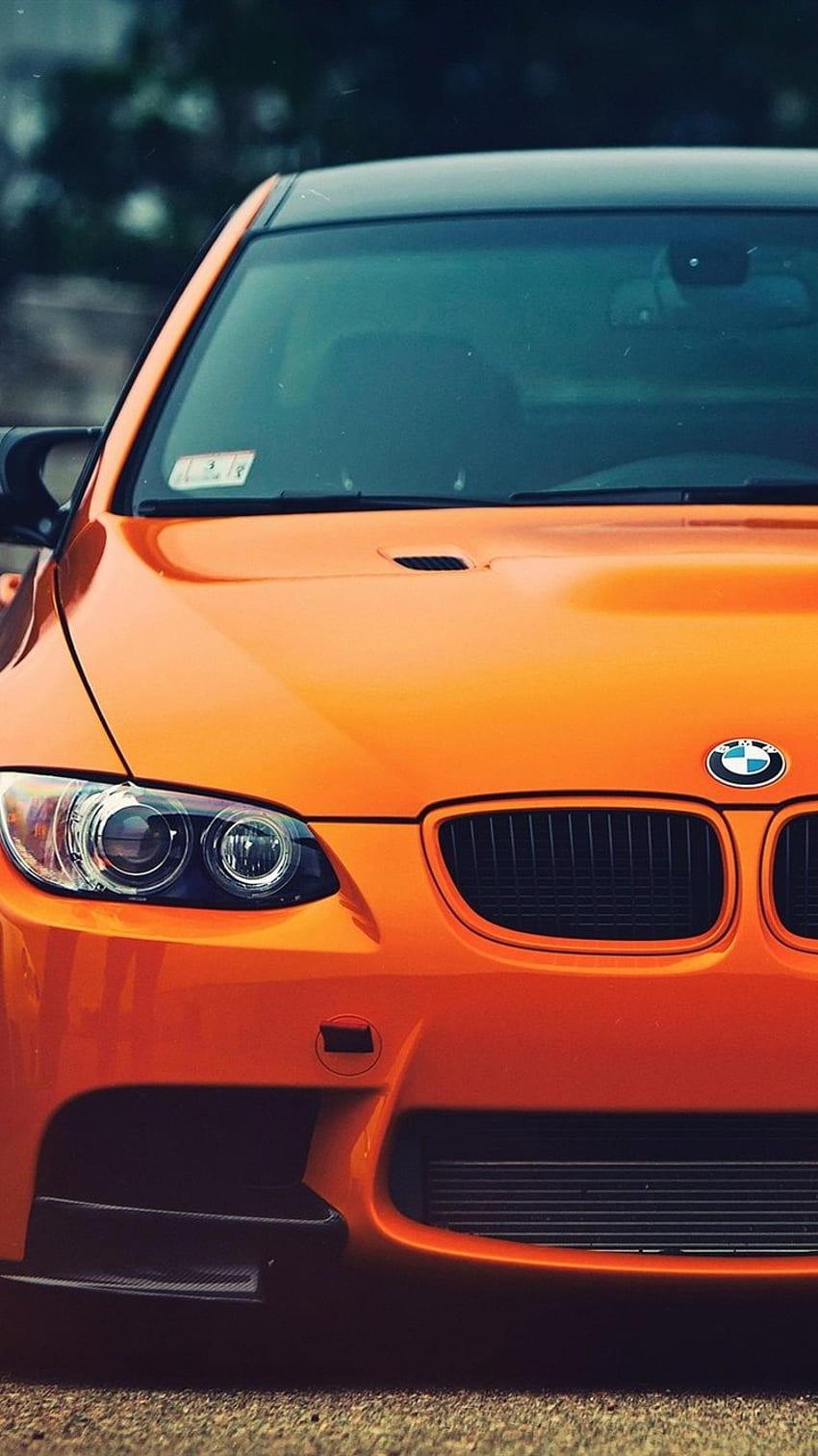 IPhone Bmw M3 Orange Car, Orange BMW HD phone wallpaper | Pxfuel