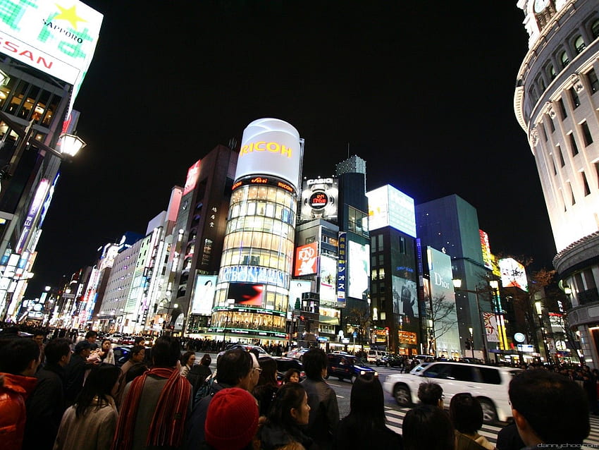 Modern: Shibuya Asia Japan City Tokyo Night pukul 16:9 Wallpaper HD