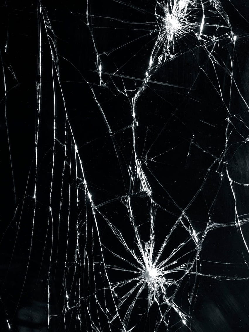 ボリス・ビジャン・サベリ。 壊れた画面、ひび割れ、粉々になった鏡、クールな壊れたガラス HD電話の壁紙