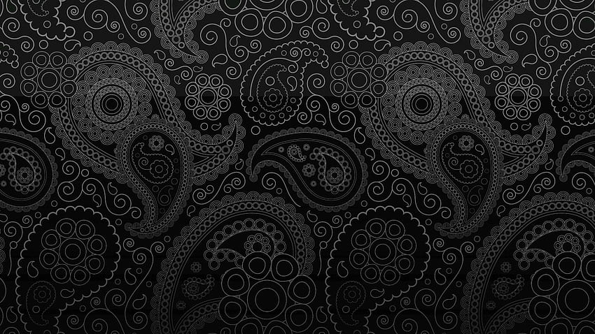 Black And White Vintage Pattern Oni Dj's HD wallpaper