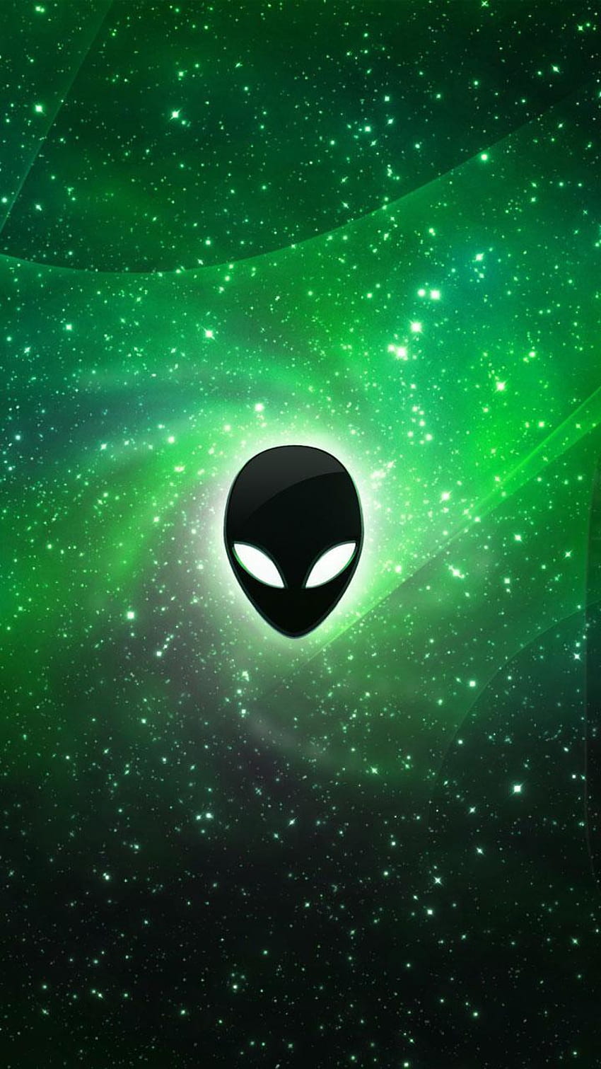 Extraterrestre vert, extraterrestre léger mignon Fond d'écran de téléphone HD