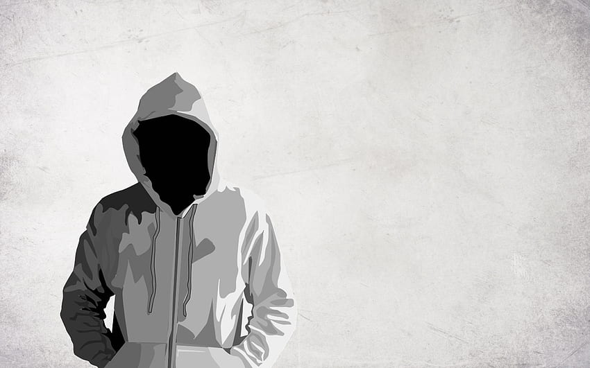 Faceless Hoodie, hoodie, strange, mysterious, jacket, dark, faceless HD wallpaper