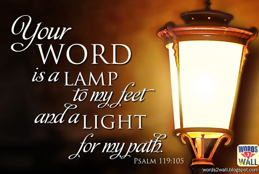 Psalm 119:105, Christ, word, Jesus, lamp HD wallpaper