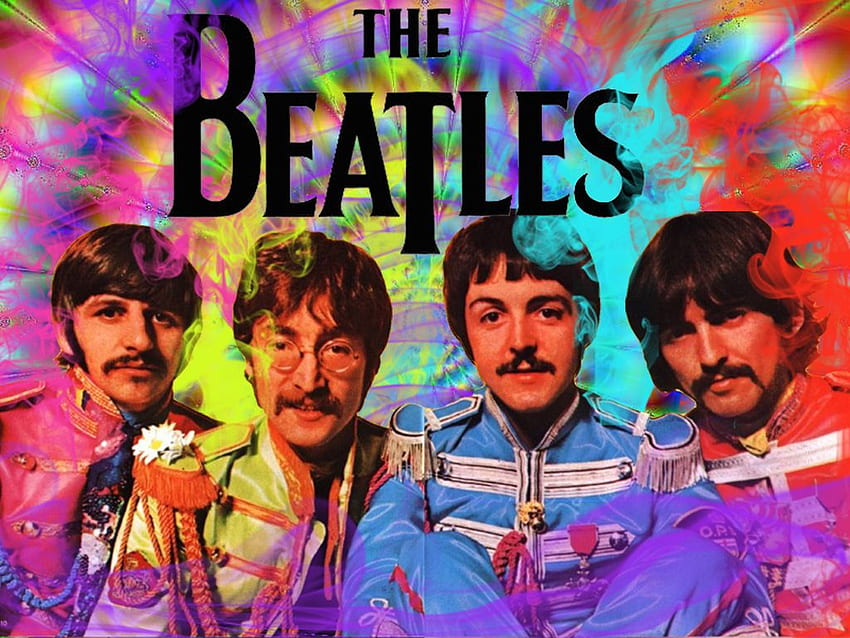 비틀즈, PC, 랩탑 33 The Beatles Background in F, Hippie HD 월페이퍼
