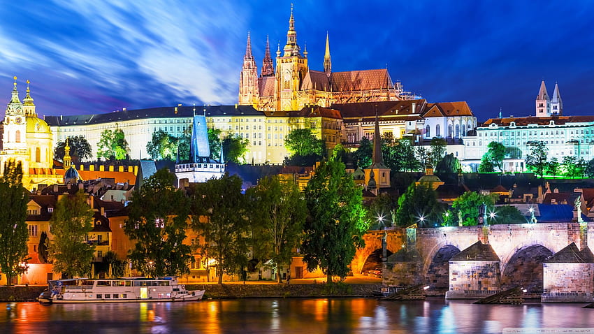 Castelo de Praga, o maior castelo antigo do mundo ❤ papel de parede HD