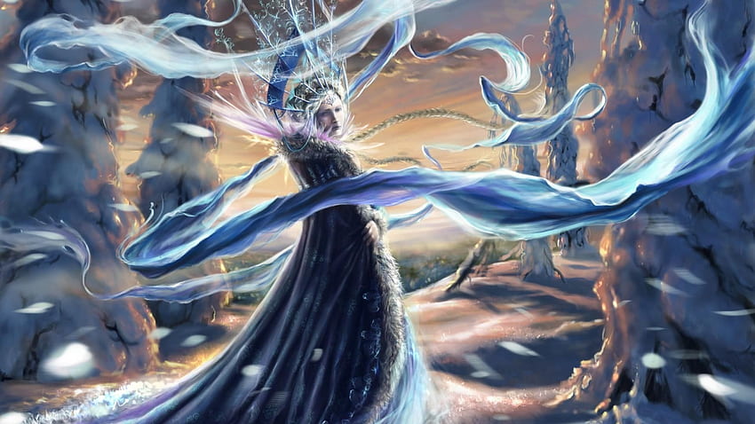 Ice Queen - -, Ice Witch HD wallpaper