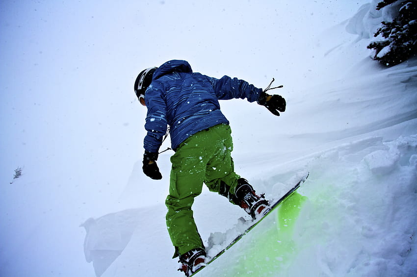 Sports, Winter, Snowboard, Snowboarder, Snowfall HD wallpaper