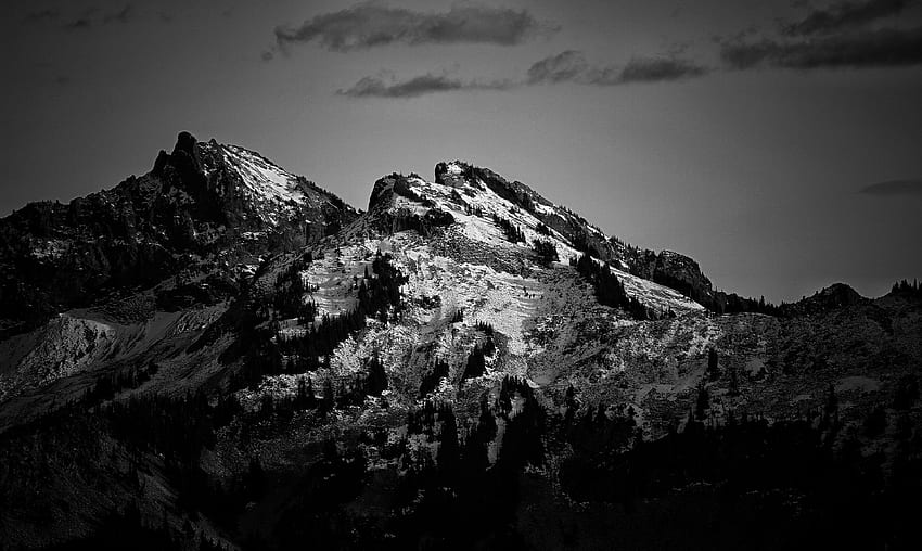 Montanha Escura, Montanha Cinzenta papel de parede HD