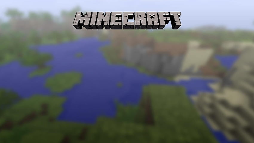 Semente da tela de título do Minecraft: Qual é a semente da tela de título original no Minecraft, Minecraft Windows 1.0 papel de parede HD