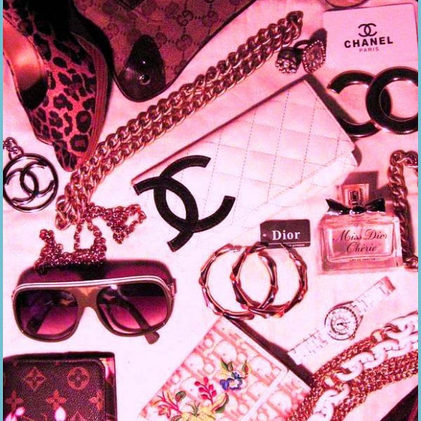 Pink Chanel Gucci Twitter Background Pink Chanel Gucci - Pink - pink gucci, Rose Gold Gucci HD phone wallpaper