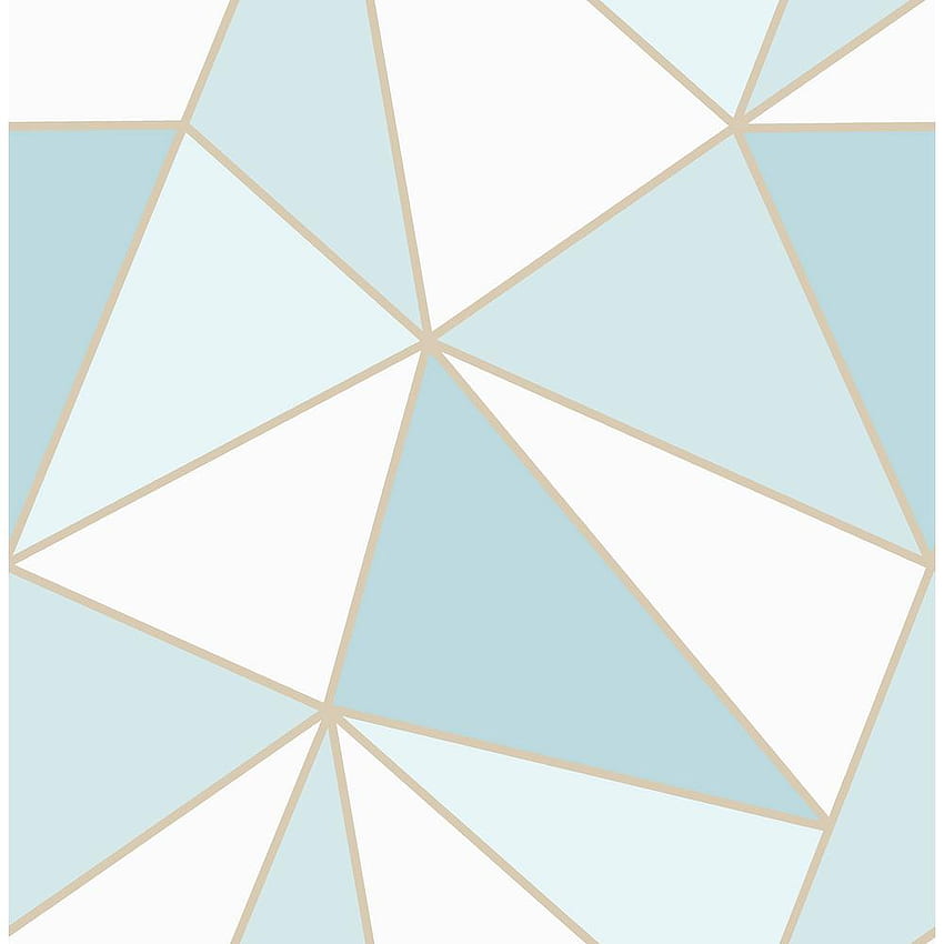 Blue Geometric, Light Blue Geometric HD phone wallpaper