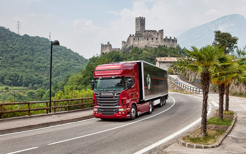 Scania R730 4x2 Topline, autoroute, 2013 camions, LKW, transport de marchandises, 2013 Scania R730, Scania Fond d'écran HD