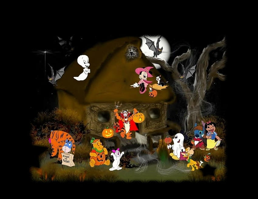 Cute Disney Halloween - Collections de festivals, personnages Disney mignons Fond d'écran HD