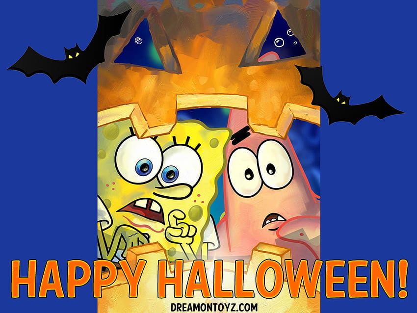 Cartoon Graphics / Pics / Gifs / graphs: SpongeBob, SpongeBob Halloween HD wallpaper