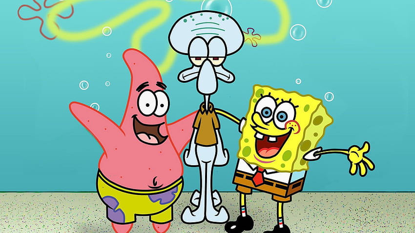SpongeBob-Karikatur HD-Hintergrundbild