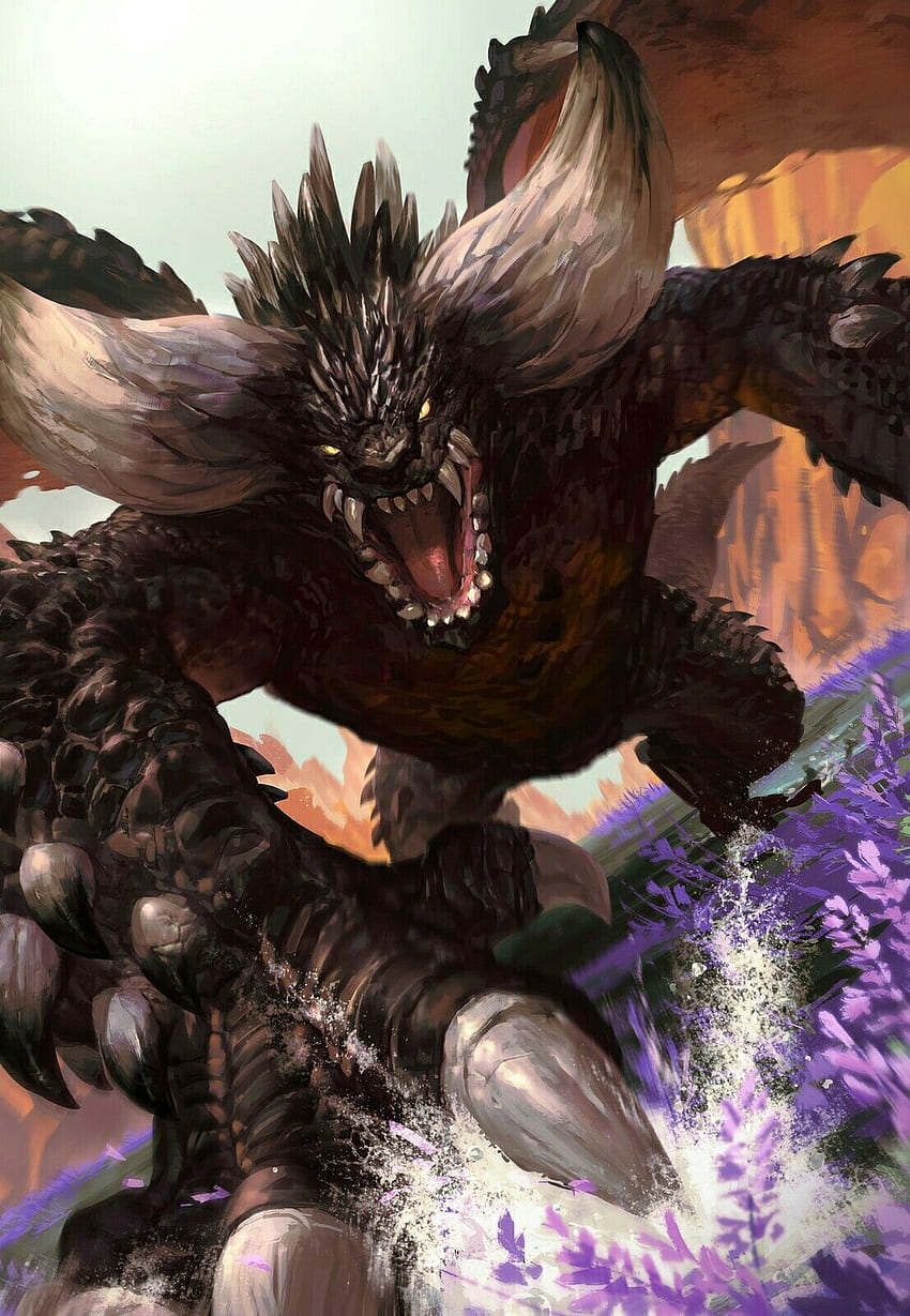 Nergigante ในปี 2019 Monster Hunter Art, Monster Hunter วอลล์เปเปอร์โทรศัพท์ HD