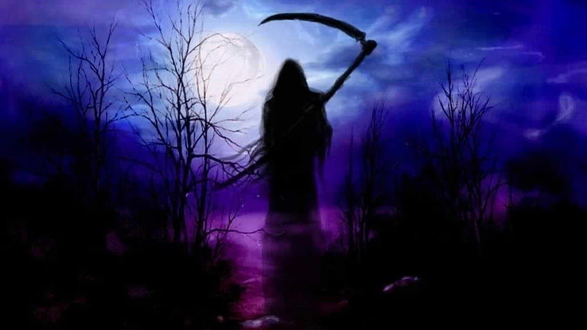 Para Dark Grim Reaper Purple - Grim Reaper Background - - fondo de pantalla