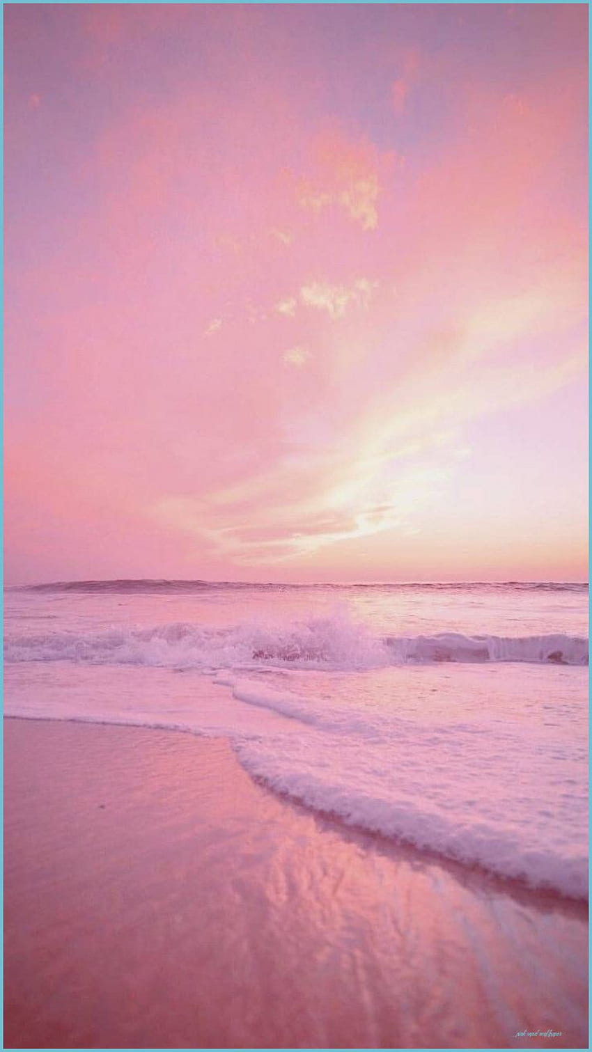 Pink Beach - pink sand HD phone wallpaper