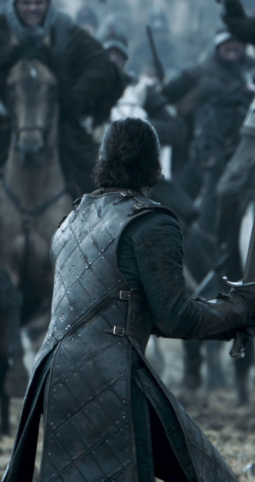 Game of Thrones'ta Jon Snow dövüşü HD telefon duvar kağıdı