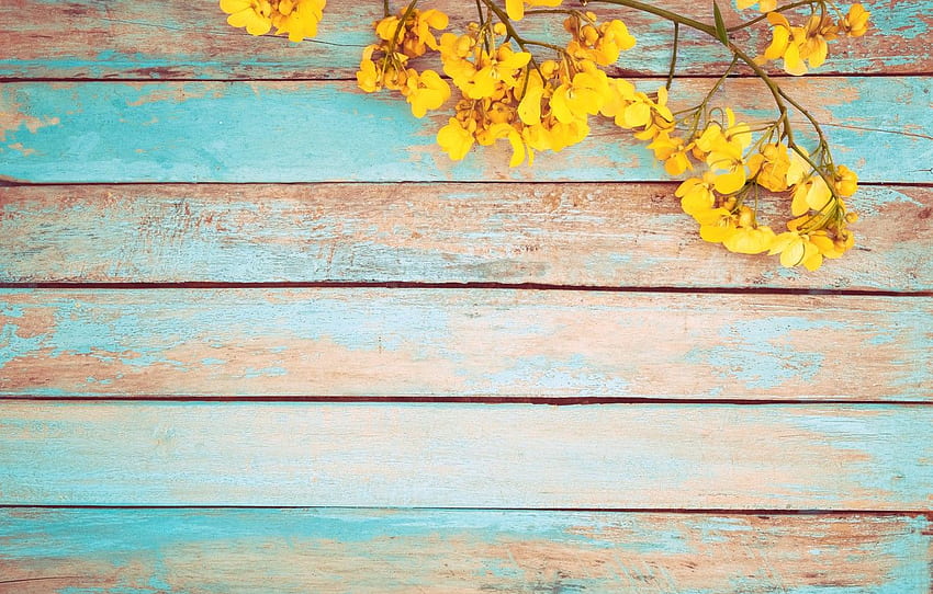 Bunga, Musim Semi, Kuning, Antik, Kuning - Templat Kartu Selamat Datang, Musim Semi Antik Wallpaper HD