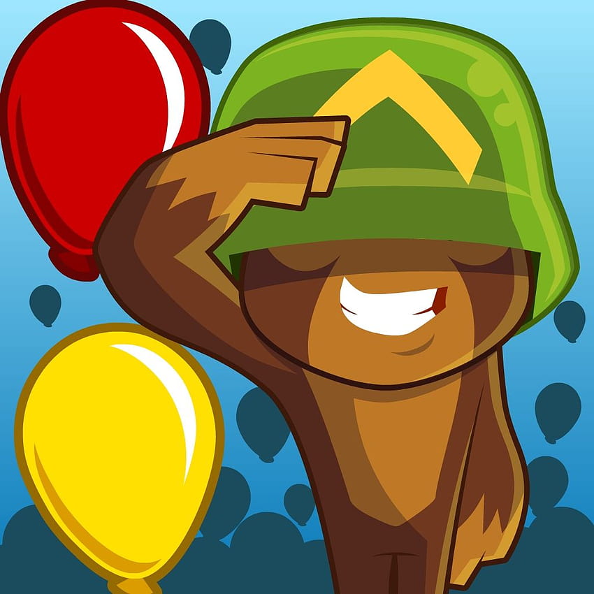 モンキーシューティングバルーン: Super Monkey Tower Bloons, Bloons TD 5 HD電話の壁紙 | Pxfuel