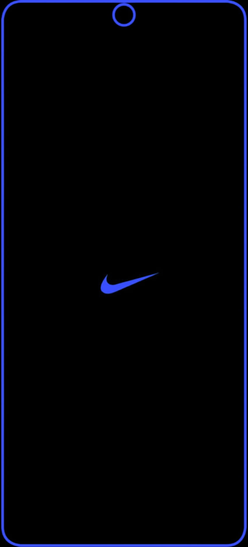 Nike Azul A52, Negro fondo de pantalla del teléfono