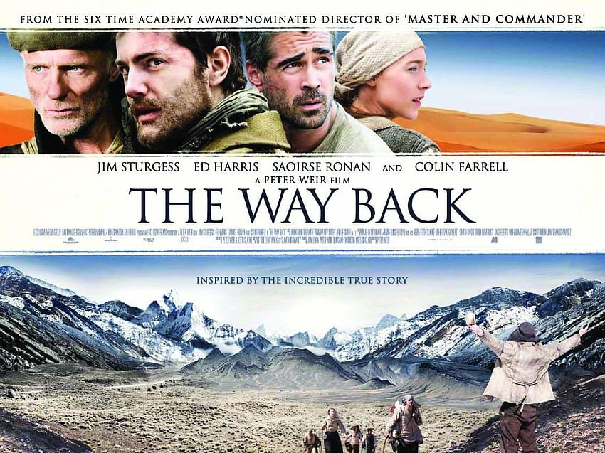 The Way Back, back, way, harris, filme papel de parede HD