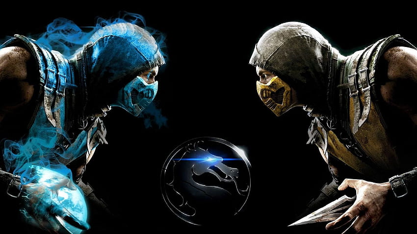 Mortal Kombat X - Rozgrywka - Scorpion kontra Sub-Zero, Mortal Kombat Scorpion kontra Sub-Zero Tapeta HD