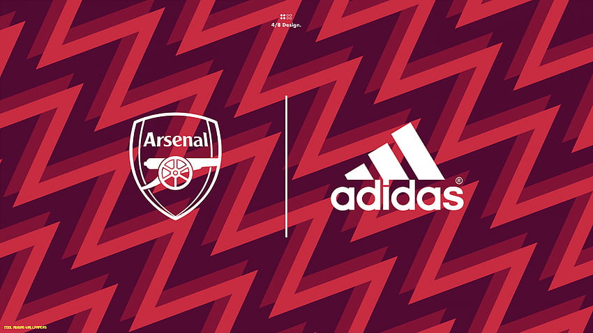 adidas x arsenal – cool adidas, Adidas rouge Fond d'écran HD