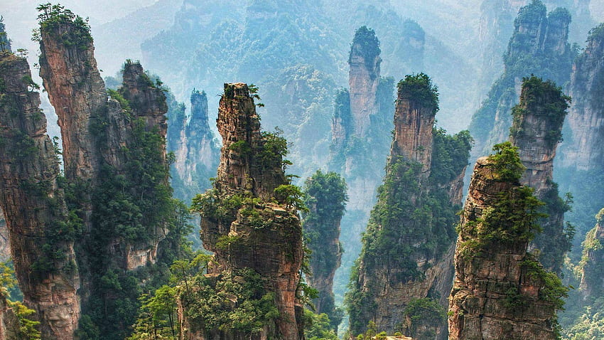 Çin Ulusal Parkı, Çin Dağları HD duvar kağıdı