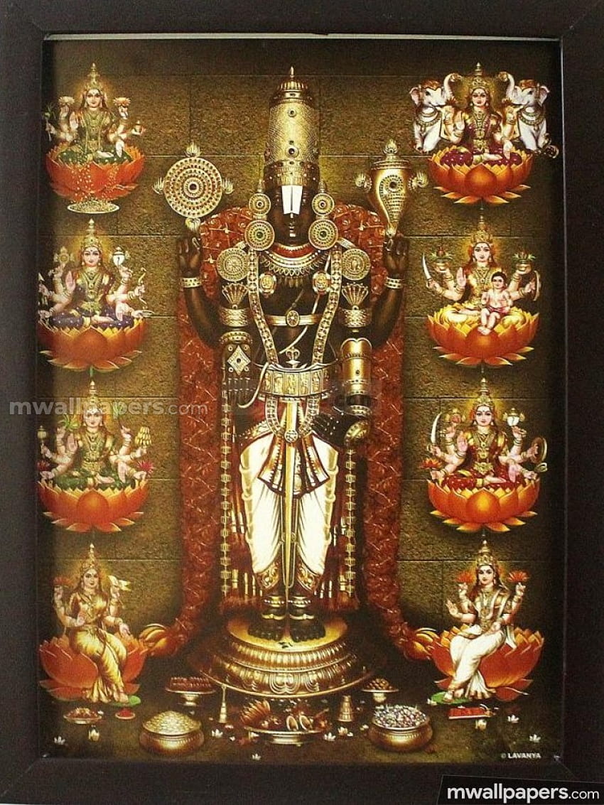 Lord Perumal - Balaji With Ashta Lakshmi - HD phone wallpaper | Pxfuel