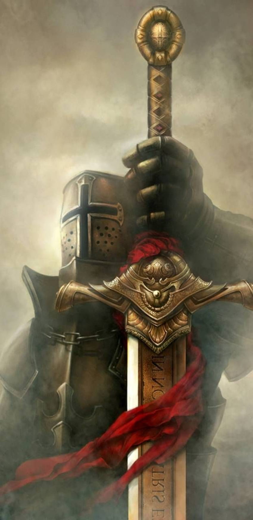 GOLDEN KNIGHT. Knight tattoo, Templar knight tattoo, Knight sword, Templar  iPhone HD phone wallpaper | Pxfuel