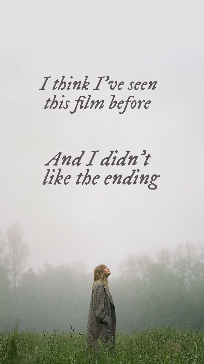 Taylor Swift Folklore Quotes, Taylor Swift Lyric HD phone wallpaper