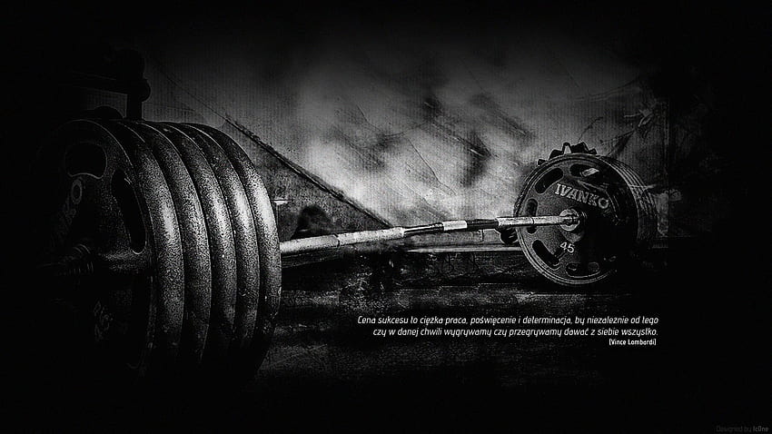 Black and white sports Polish gym fitness motivation tapeta lc0ne siAOaeuownia ., Gym Black HD wallpaper