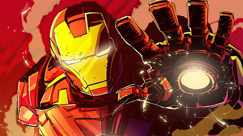 Ilustrasi Baru Iron Man , Pahlawan Super , , dan Latar Belakang Wallpaper HD