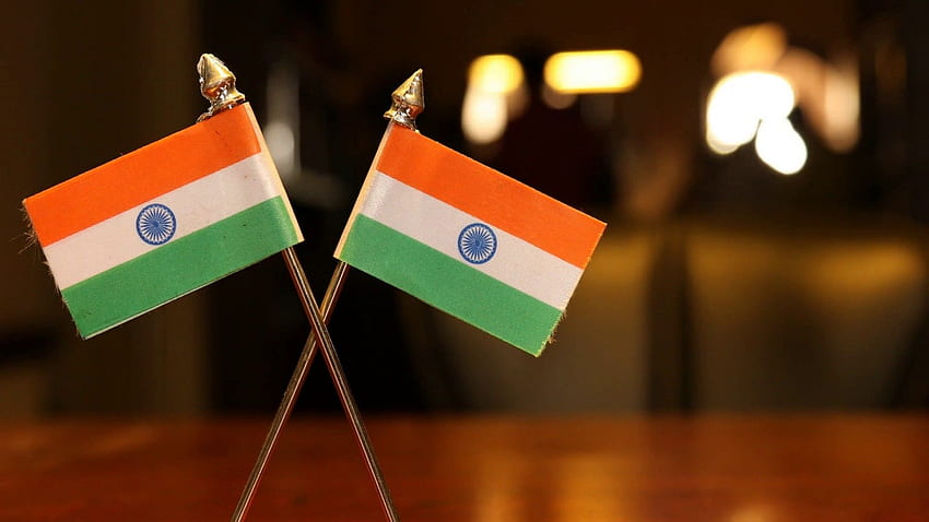 Indyjska Flaga Na Stole - I Tle Tapeta HD